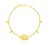 916/22K Yellow Gold Heavenly Lovebirds Bracelet