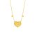 916/22K Yellow Gold Bunga Raya Love Necklace
