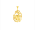 916/22K Yellow Gold Exquisite Anggun Bunga Raya Pendant